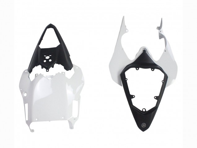 Carena Moto Yamaha YZF 600 R6 2008-2016 - Bianco Nero Opaco Rosso Decals