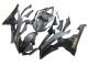 Carena Moto Yamaha YZF 600 R6 2008-2016 - Grigio Nero Opaco Oro Decals