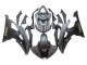 Carena Moto Yamaha YZF 600 R6 2008-2016 - Grigio Nero Opaco Oro Decals