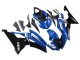 Carena Moto Yamaha YZF 600 R6 2008-2016 - Bianco Blu Nero Lucido
