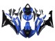 Carena Moto Yamaha YZF 600 R6 2008-2016 - Bianco Blu Nero Lucido