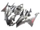 Carena Moto Yamaha YZF 600 R6 2008-2016 - Grigio Opaco Rosso Decals