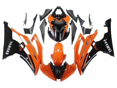 Carena Moto Yamaha YZF 600 R6 2008-2016 - Arancia Nero