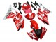 Carena Moto Yamaha YZF 600 R6 2008-2016 - Bianco Rosso Nero Fiat Acer
