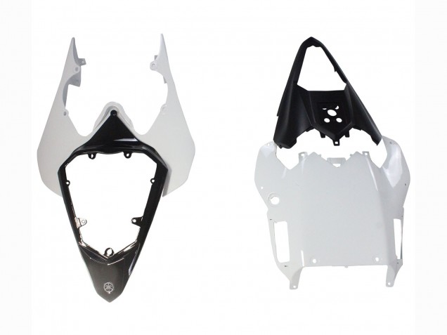 Carena Moto Yamaha YZF 600 R6 2008-2016 - Bianco Rosso Nero Lucido