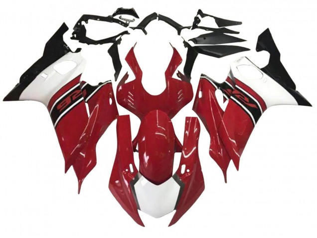 Kit Carena Moto ABS Yamaha YZF 600 R6 2017-2023 - Bianco Rosso Nero