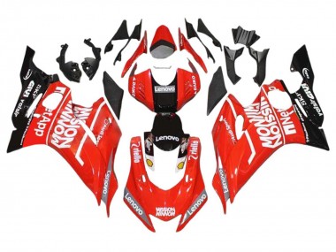 Carena Moto Yamaha YZF 600 R6 2017-2023 - Rosso Nero