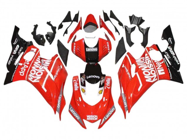 Carena Moto Yamaha YZF 600 R6 2017-2023 - Rosso Nero