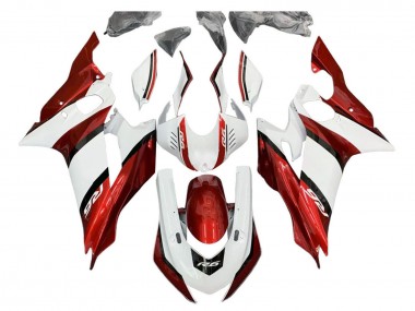 Kit Carena Moto Yamaha YZF 600 R6 2017-2023 - Bianco Rosso Nero