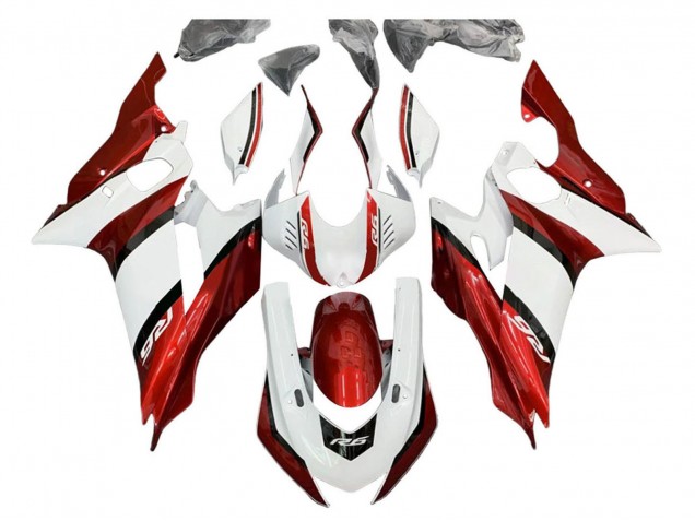 Kit Carena Moto Yamaha YZF 600 R6 2017-2023 - Bianco Rosso Nero