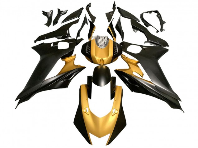 Carena Moto Yamaha YZF 600 R6 2017-2023 - Oro Nero Opaco