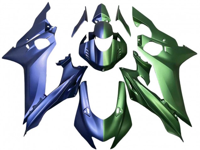 Carena Moto Yamaha YZF 600 R6 2017-2023 - Blu Verde