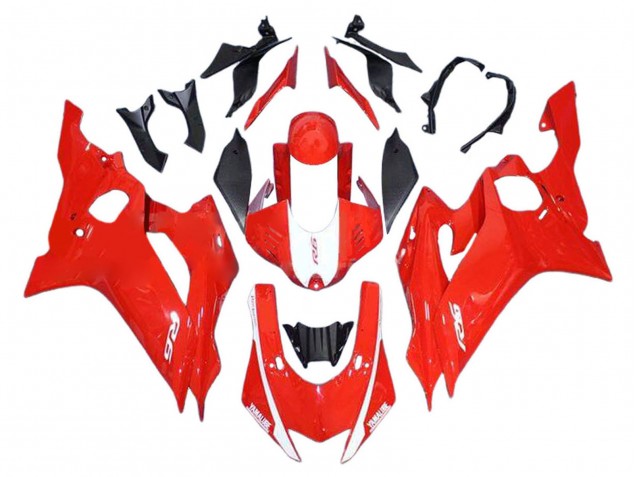 Carena Moto Yamaha YZF 600 R6 2017-2023 - Rosso Bianco