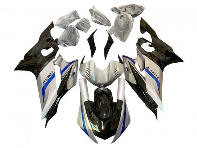 Carena Moto Yamaha YZF 600 R6 2017-2023 - Argento Blu Nero
