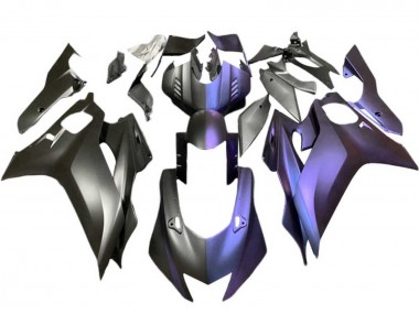 Carena Moto Yamaha YZF 600 R6 2017-2023 - Nero Opaco Viola
