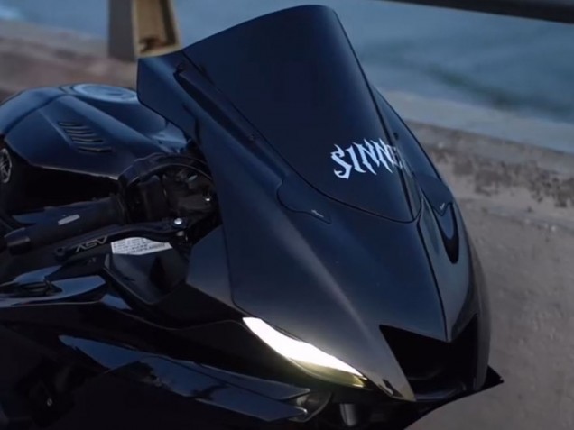 Carena Moto Yamaha YZF 600 R6 2017-2023 - Nero Lucido