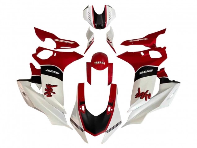 Carena Moto Yamaha YZF 600 R6 2017-2023 - Bianco Rosso Nero