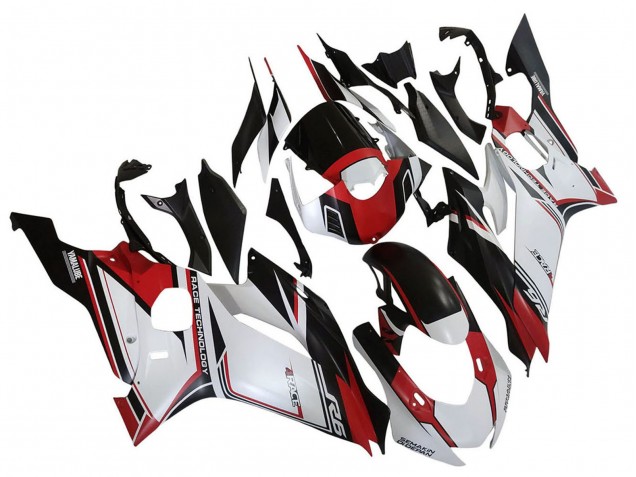 Carena Moto Yamaha YZF 600 R6 2017-2023 - Bianco Rosso Nero Semakin Didepan