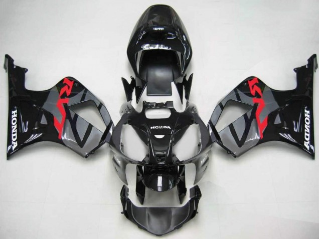 Carena Moto Honda VTR1000 2000-2006 - Nero Lucido Grigio