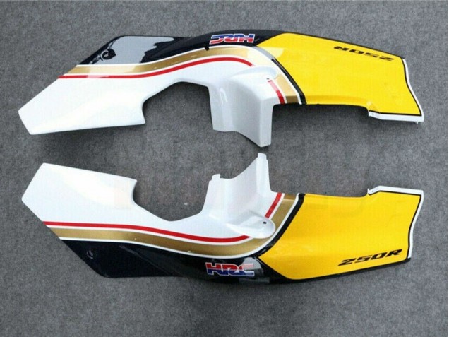 Carena Moto Honda NSR250R 1988-1989 - Bianco Giallo Oro Nero Lucido