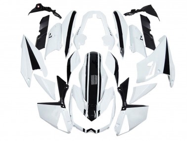 Carena Moto Kawasaki Z1000 2010-2013 - Bianco Nero