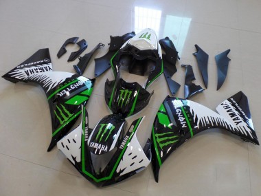 Carena Moto Yamaha YZF R1 2009-2011 - Bianco Blu Nero Verde Mostro
