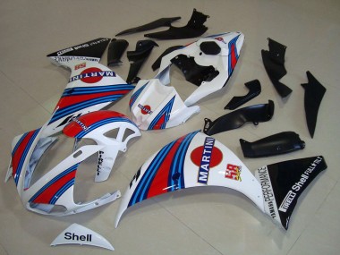 Carena Moto Yamaha YZF R1 2009-2011 - Bianco Blu Rosso Nero Martini