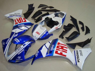 Carena Moto Yamaha YZF R1 2012-2014 - Bianco Blu Rosso Fiat