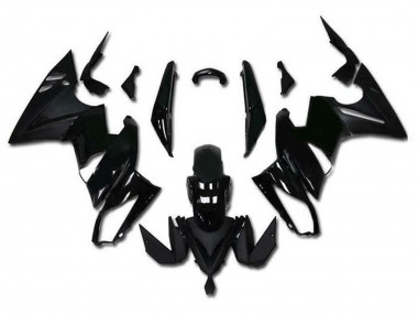 Carena Moto Kawasaki Ninja 650 EX650 2009-2011 - Nero Lucido Nero Opaco