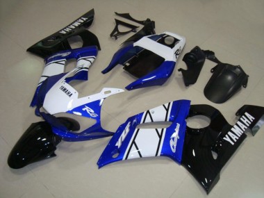 Carena Moto Yamaha YZF R6 1998-2002 - Bianco Blu Nero Lucido Champions