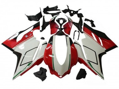 Carena Moto Ducati 959/1299 2015-2020 - Bianco Rosso Verde Nero Lucido