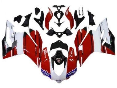 Carena Moto Ducati 959/1299 2015-2020 - Bianco Rosso Blu Nero Lucido Unibat Flex-Box