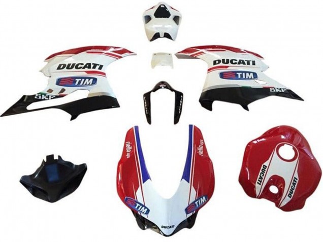 Carena Moto Ducati 959/1299 2015-2020 - Bianco Rosso Blu Nero Lucido Tim