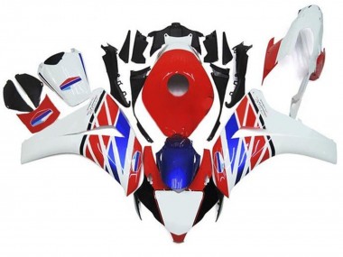 Carena Moto Honda CBR1000RR 2008-2011 - Bianco Rosso Blu Nero Banda