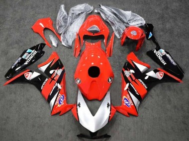 Carena Moto Honda CBR1000RR 2012-2016 - Rosso Argento Nero Lucido