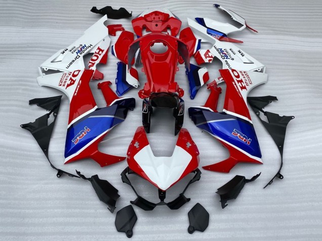 Carena Moto Honda CBR1000RR 2017-2023 - Bianco Rosso Blu HRC