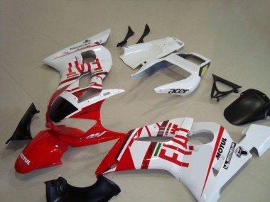 Carena Moto Yamaha YZF R6 1998-2002 - Bianco Rosso Fiat Motul Michelin
