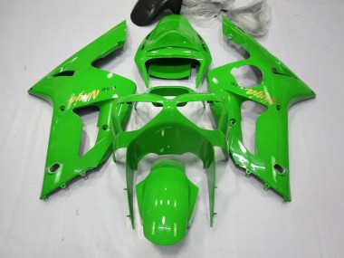 Carena Moto Kawasaki ZX6R 2003-2004 - Verde Oro Decal