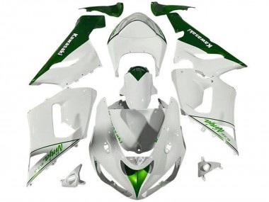 Carena Moto Kawasaki ZX6R 2005-2006 - Bianco Verde