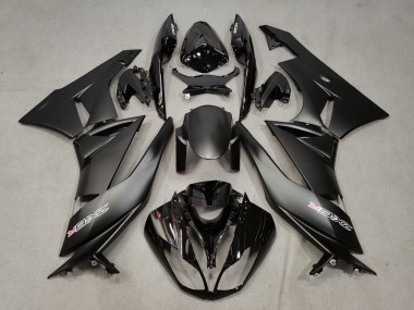 Carena Moto Kawasaki ZX6R 2009-2012 - Nero Opaco Nero Lucido Bianco Rosso