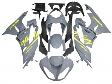 Carena Moto Kawasaki ZX6R 2009-2012 - Nardo Grigio Giallo