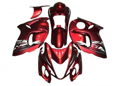 Carene Moto Suzuki GSXR 1300 Hayabusa 2008-2020 - Rosso Argento Bianco