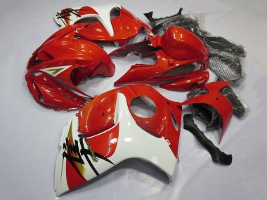 Carene Moto Suzuki GSXR 1300 Hayabusa 2008-2020 - Rosso Bianco Nero Decal