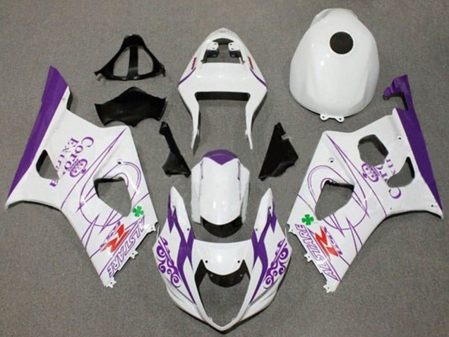 Carena Moto Suzuki GSXR 1000 2003-2004 - Bianco Viola Corona Alstare