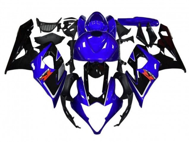 Carena Moto Suzuki GSXR 1000 2005-2006 - Blu Nero Bianco Banda