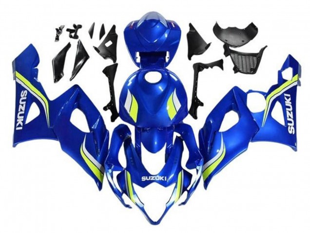 Carena Moto Suzuki GSXR 1000 2005-2006 - Blu Giallo Bianco