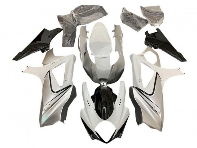 Carena Moto Suzuki GSXR 1000 2005-2006 - Lucido Bianco Argento Nero