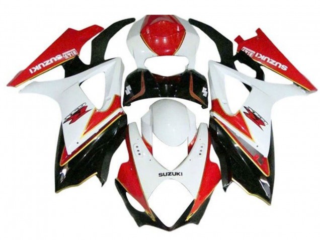 Carena Moto Suzuki GSXR 1000 2005-2006 - Bianco Rosso Nero Oro