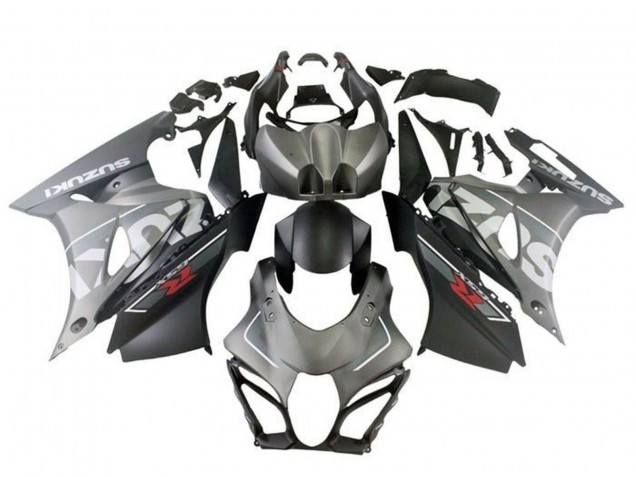 Carena Moto Suzuki GSXR1000 2017-2024 - Argento Opaco Nero Opaco