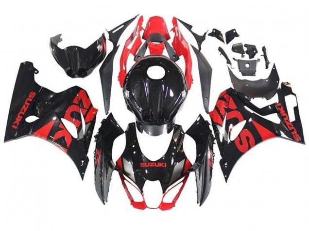 Carena Moto Suzuki GSXR1000 2017-2024 - Nero Rosso